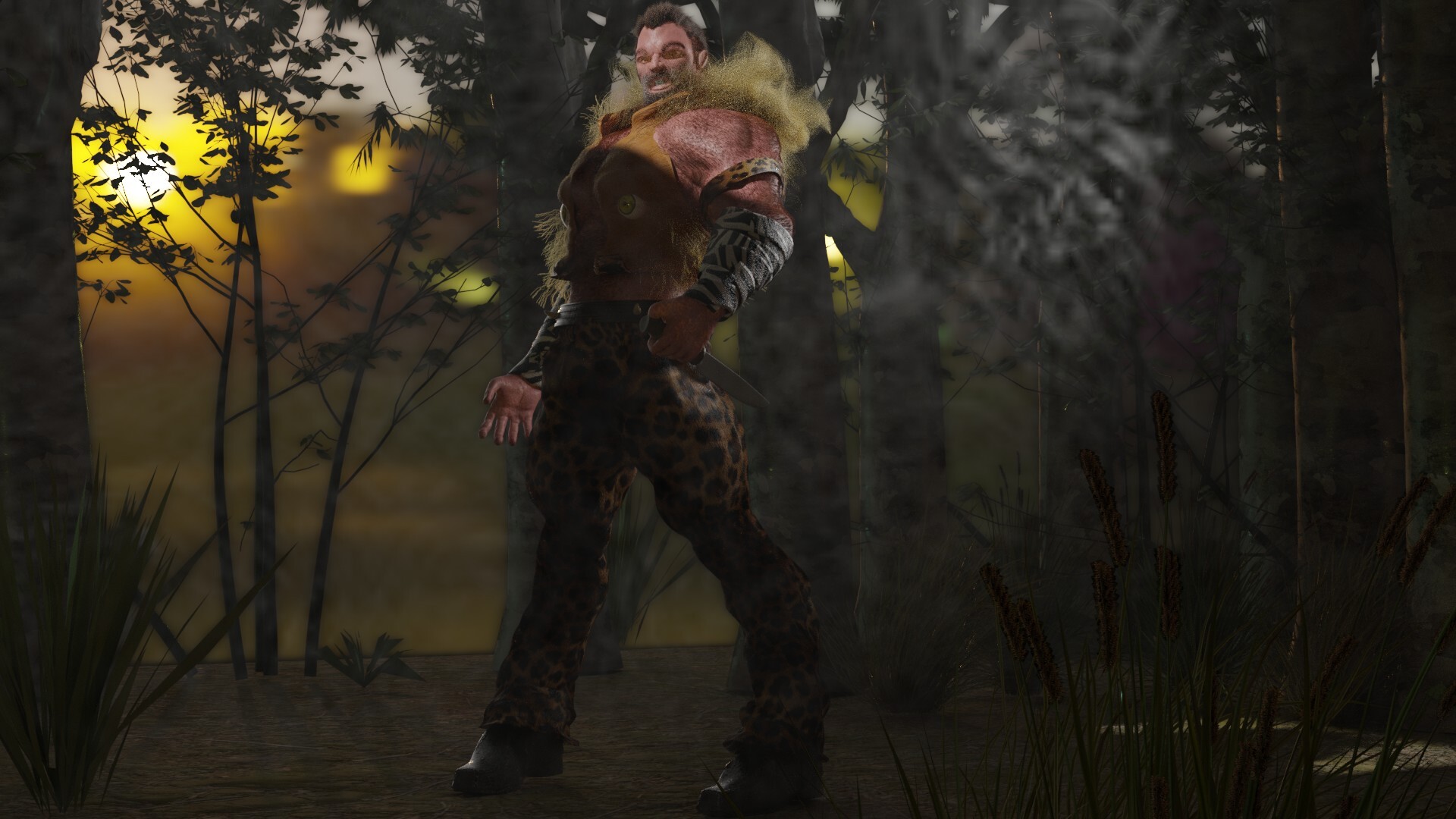 Kraven the hunter posa